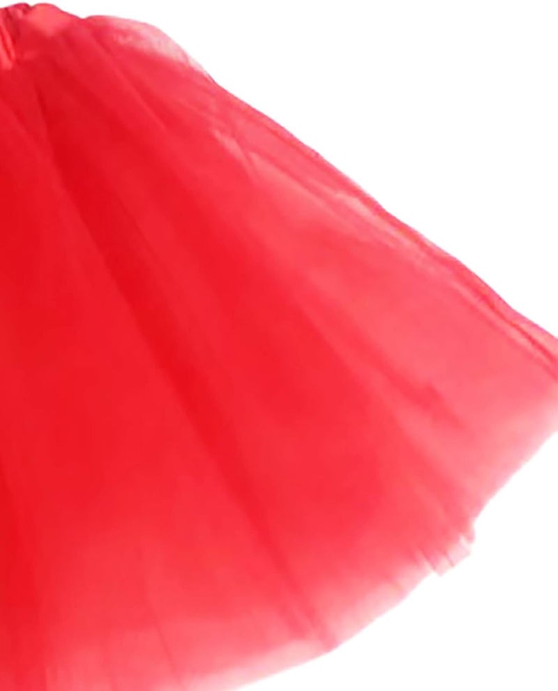 Ayhcclth Girls Tutu Classic Elastic 3 or 4 Layered Tulle Skirt Tutu for Toddler Girl, 2-8Years - Image 3